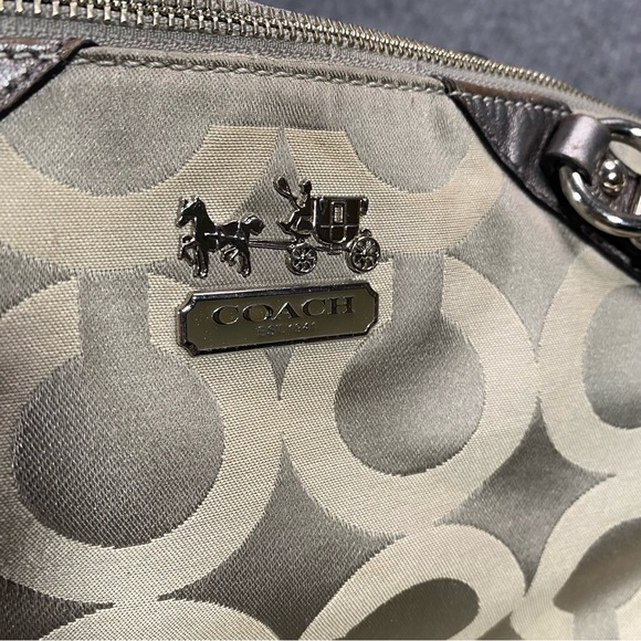 Coach Signature Logo Shoulder Bag - Picture 2 of 13